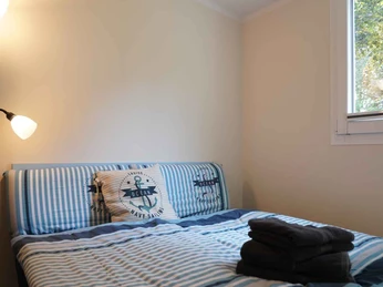 Schlafzimmer eines Tinyhouses | Freizeit- und Wohnpark am Lippesee Schlafzimmer eines Tinyhouses |Freizeit- und Wohnpark am Lippesee