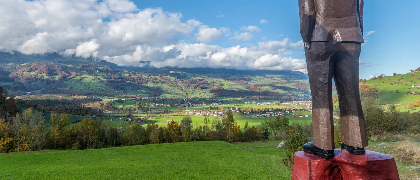 Aussichtspunkt Schacherseppli Figur