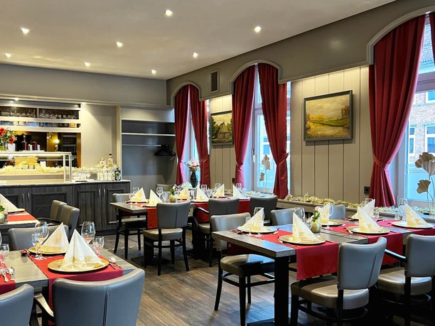 Breakfast room of the Hotel Daub