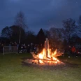Traditionelles Osterfeuer am Turnhagen in Hofgeismar
