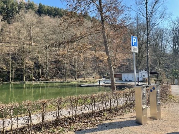 Wohnmobilstellplatz Kahnteich, Säule
