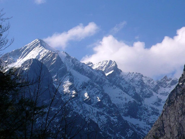 Aussicht auf "Alpspitze" vom Ferienhaus