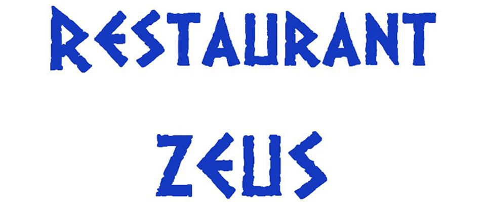 huellhorst-erleben-gastro-restaurant-zeus.png Logo des Restaurant Zeus mit blauen Buchstaben auf weißem Hintergrund in griechischem Schriftstil.