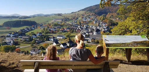 Ausblick vom Kreuzberg in Düdinghauen.