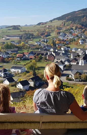 Ausblick vom Kreuzberg in Düdinghauen.