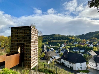 Blick vom Open Mind Place Oberholz auf Referinghausen