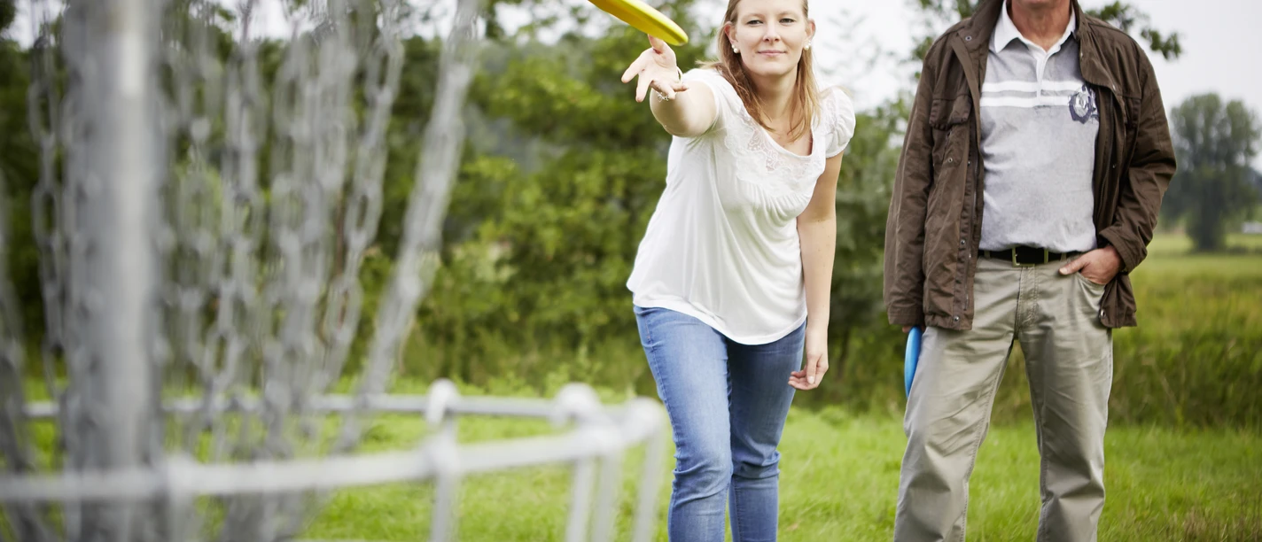 Discgolf im Allerpark Allerpark
