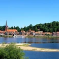 Blick auf die Lauenburger Altstadt