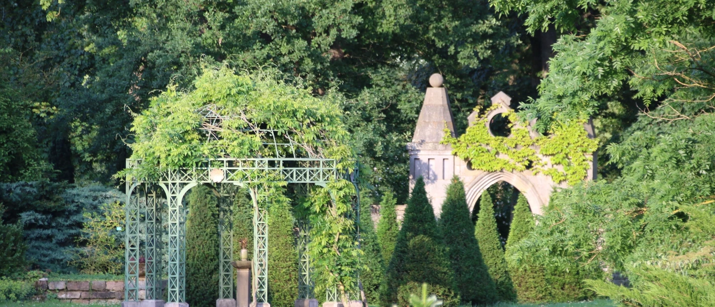 Garten von Schloss Schwöbber in Aerzen Garten von Schloss Schwöbber in Aerzen