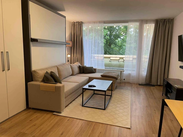 Ferienwohnung Heini in Sankt Andreasberg - Wohnbereich mit Sofa Ferienwohnung Heini in Sankt Andreasberg - Wohnbereich mit Sofa