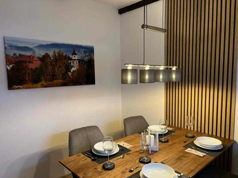 Ferienhaus Hüttenblick - Ferienwohnung Seidenglanz in Harzgerode OT Straßberg - Küche Ferienhaus Hüttenblick - Ferienwohnung Seidenglanz in Harzgerode OT Straßberg - Küche