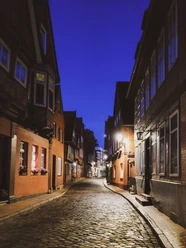 Abendstunde in der Altstadt von Lauenburg