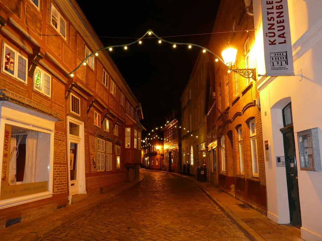 Lauenburgs Altstadt im Lichterglanz Lichterglanz