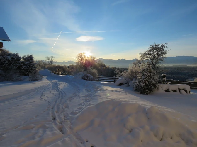 Winter Sonnenaufgang