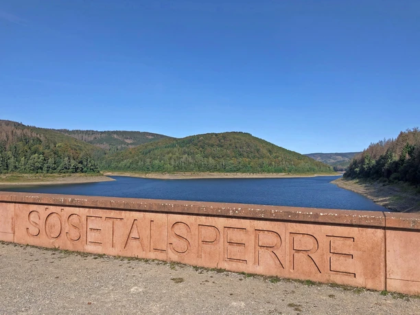 Sösetalsperre Staumauer Osterode am Harz Sösetalsperre Staumauer Osterode am Harz
