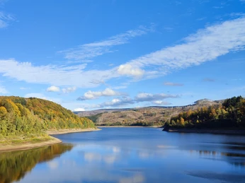Blick auf Sösetalsperre in Osterode am Harz Blick auf Sösetalsperre in Osterode am Harz