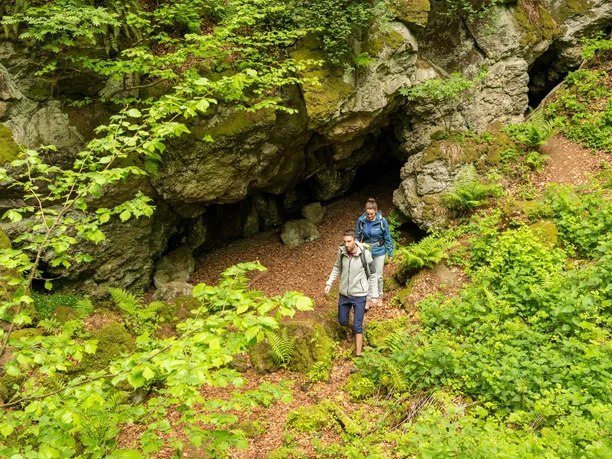 Vulkanpfad, Mühlsteinhöhle, Gerolstein