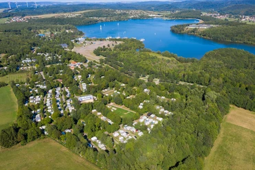 Luftaufnahme Campingplatz