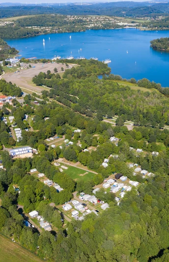 Luftaufnahme Campingplatz