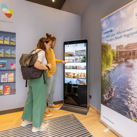 Digital information column | Leipzig Convention Bureau Digital information column - presented by Leipzig Convention Bureau