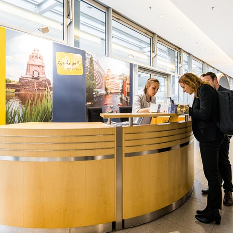 Leipzig information booth for your meeting & conference in Leipzig