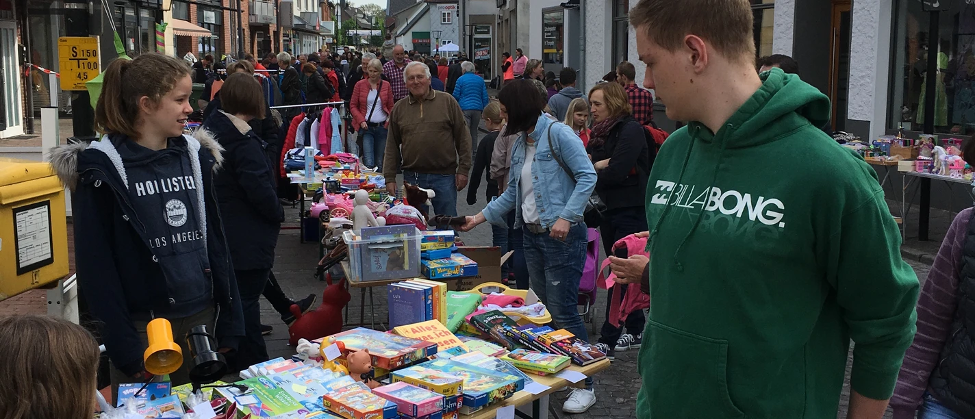 Flohmarkt in der Innenstadt