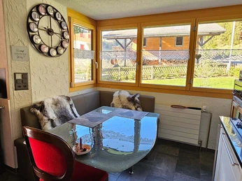 Sitting area in kitchen
