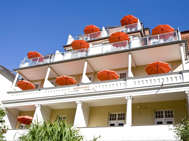 Kurparkhaus Ansicht aus dem Kurpark