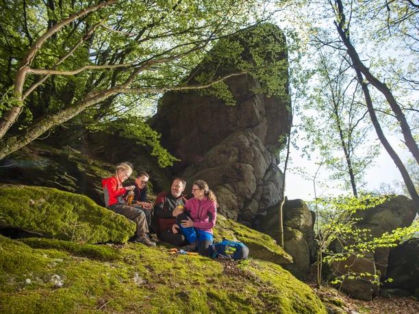 Pause am Rinsleyfelsen