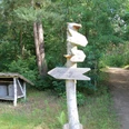 Hinweisschild Rollstuhlwanderweg