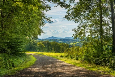 Erholungsgebiet Hüppelröttchen mit Blick auf das Siebengebirge