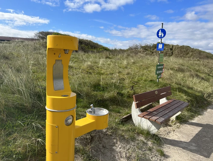 Trinkwassersäule am Hammersee auf Juist