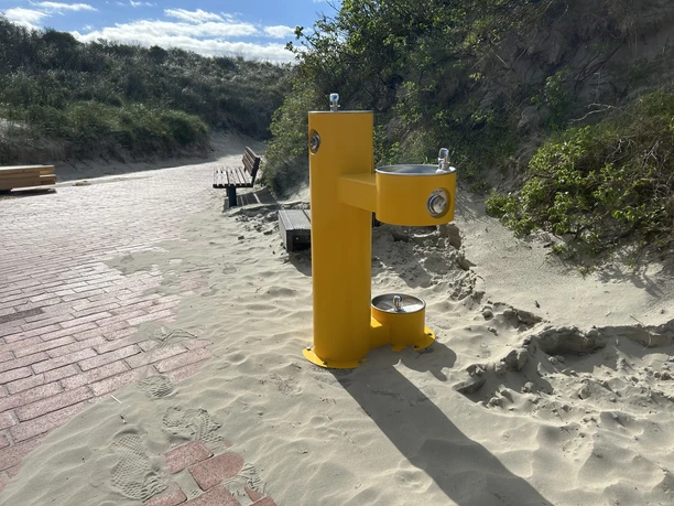 Trinkwassersäule am Strandabgang Tennisplätze auf Juist