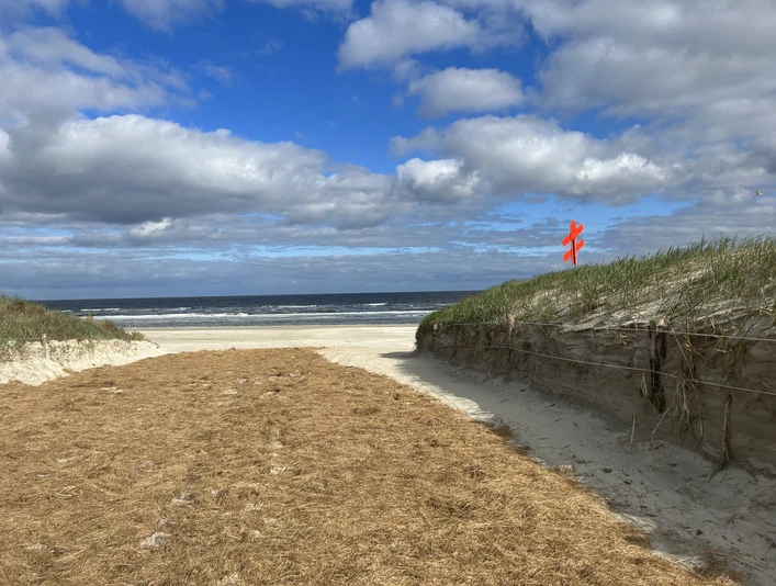 Strandaufgang Loogbauer / Domäne Loog auf Juist.jpeg Strandaufgang Loogbauer / Domäne Loog auf Juist