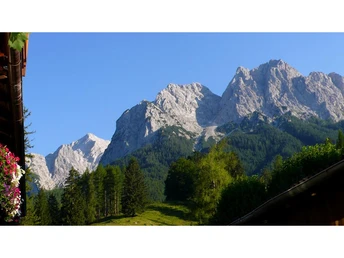 Aussicht auf das Bergpanorama