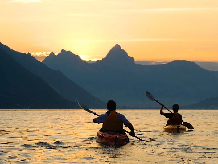 Sunset Kanutour Wiege der Schweiz