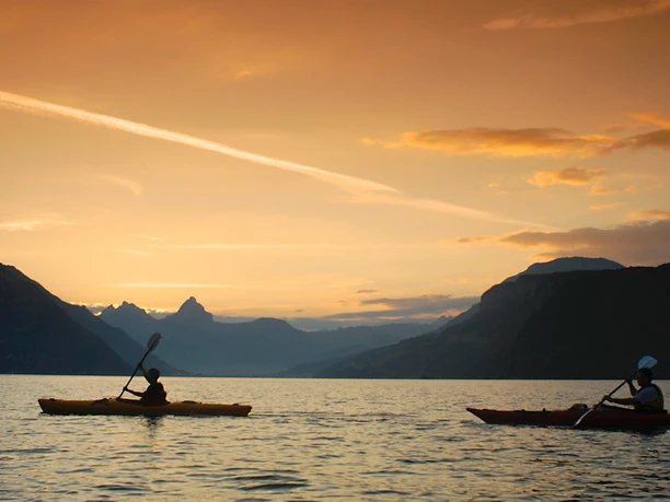 Sunset Kanutour Wiege der Schweiz