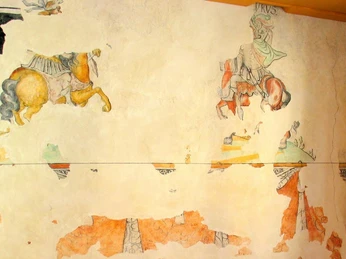 Vægmaleri fra Von Oberbergs Hus