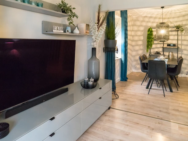 Wohnbereich der Ferienwohnung Morgensonne Wohnbereich der Ferienwohnung Morgensonne