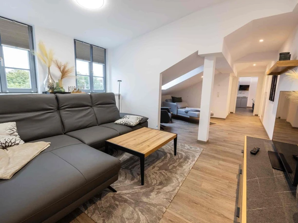Appartement Wilhelm Busch - Bett & Bahn Appartements in Seesen - Wohnzimmer