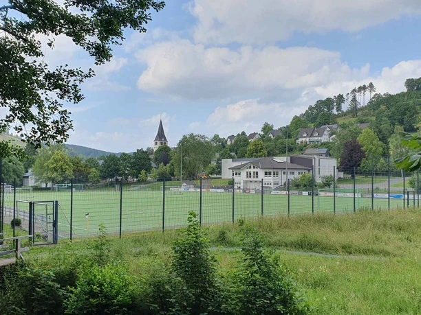 Sportplatz in Fleckenberg Sportplatz des FC Fleckenberg / Grafschaft e. V. in Fleckenberg