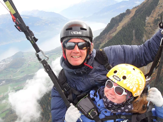 Vol en tandem avec le pilote Ivan Reist