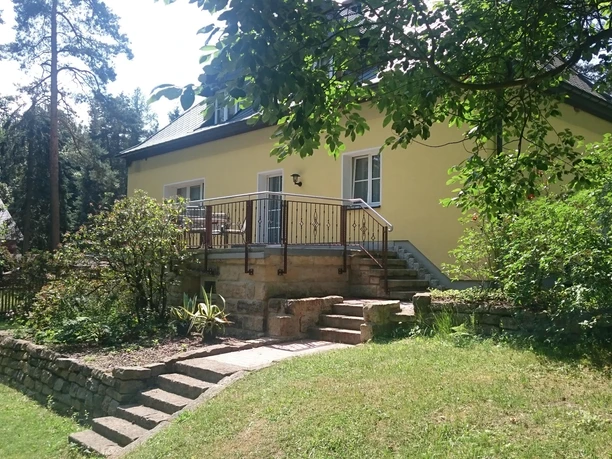 Eingang zum Haus Schrammsteinblick