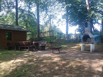 Grillplatz im Grundstück