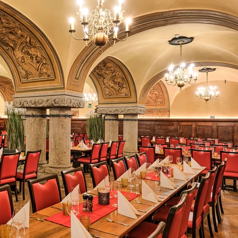 Ratskeller Leipzig: venue with meeting room Gewandhaussaal for your meeting & conference in Leipzig