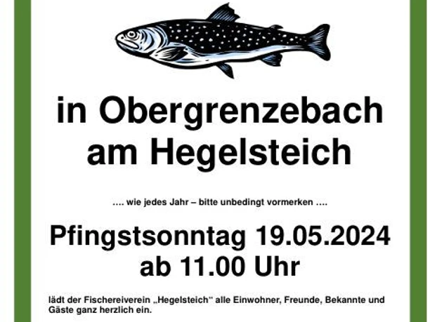 Plakat Forellenessen Obergrenzebach
