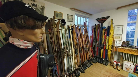 Wintersport- und Heimatmuseum Bad Sachsa - Skier in der Ausstellung Wintersport- und Heimatmuseum Bad Sachsa - Skier in der Ausstellung