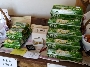 Eier im Hofladen Rosenbrock in Tarmstedt Eier im Hofladen Rosenbrock in Tarmstedt