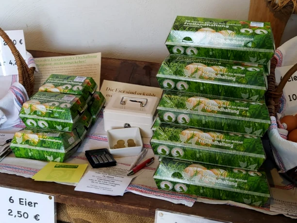 Eier im Hofladen Rosenbrock in Tarmstedt Eier im Hofladen Rosenbrock in Tarmstedt