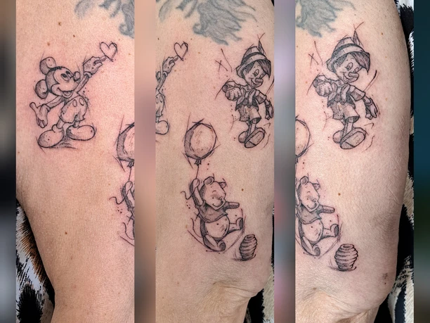 Pinocchio - Nice Line Tattoo Mölln Pinocchio - Nice Line Tattoo Mölln